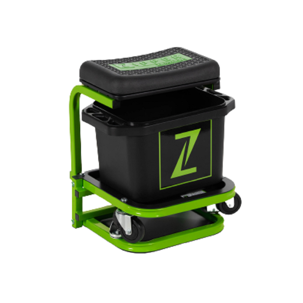 - Mobiler myTools Zipper Waschbehälter mit ZI-MHKW5 Montagehocker