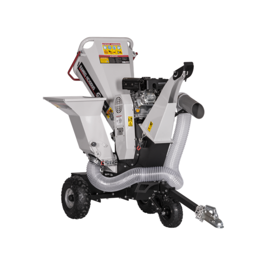 Benzin Kombi Häcksler Lumag Rambo HC10DUO mit Saugschlauch